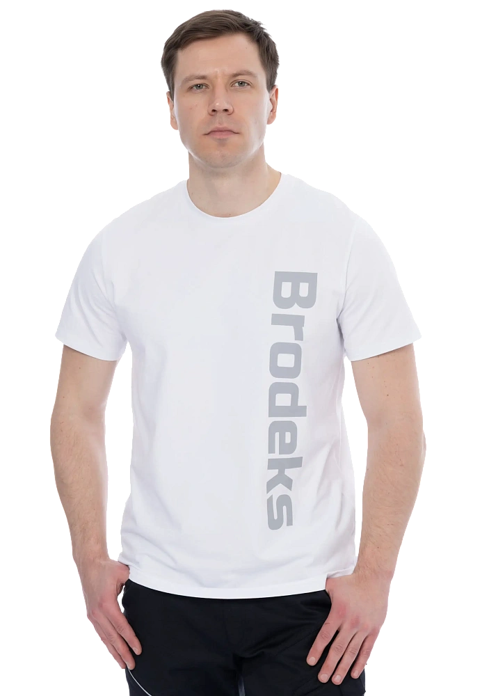Футболка Brodeks KS704, белый